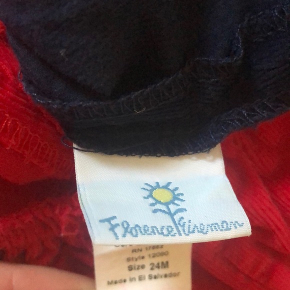 F. Eiseman Navy/Red Corduroy Reversible Dress - Picture 5 of 5